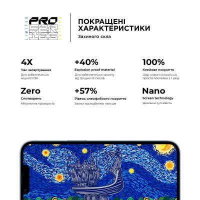 Стекло защитное Armorstandart Pro 3D LE Apple iPhone 14 Plus/13 Pro Max Black 3 шт (ARM77600) | Зображення 3