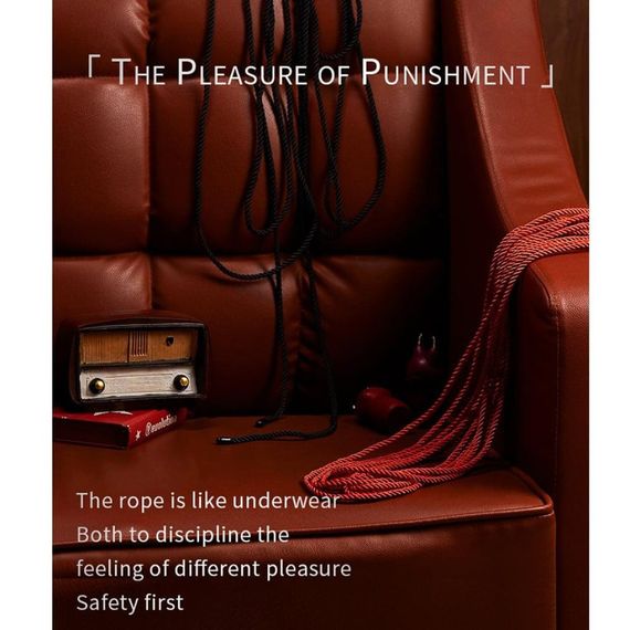 Мотузка для бондажу та практик шибарі Roomfun бордова, 8 м Sex Aura | Зображення 2