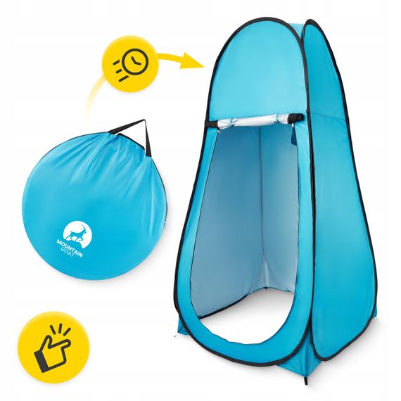 Намет туалет-душ, переодягальня Mountain Goat Pop-Up 200 x 110 x 110 см саморозкладний Sky Blue (P-5905973401456) | Зображення 2