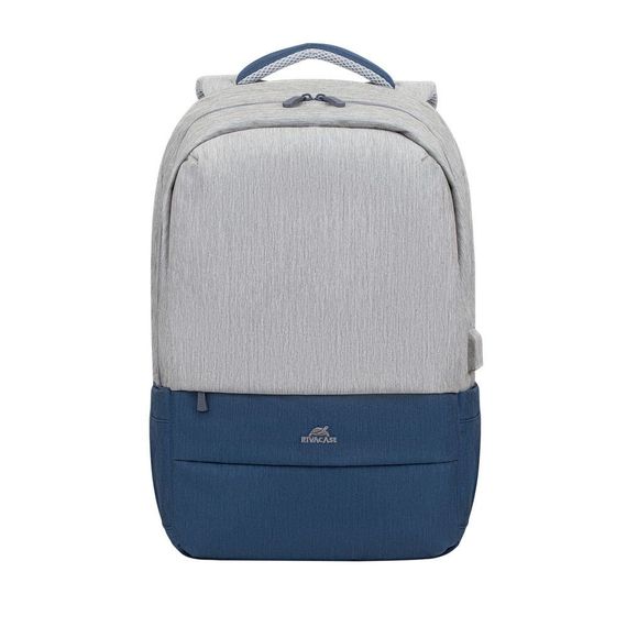 Рюкзак городской Rivacase 7567 Grey/Dark Blue 30.5х48х15 см серый с темно-синим