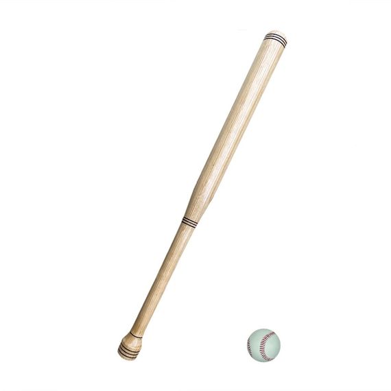 Бита деревянная для бейсбола Legioners Baseball NE-BB-70, 70 см | Зображення 1