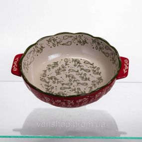 Форма для запекания Vintage Ø20 (см) круглая с ручками Красная HM04-06