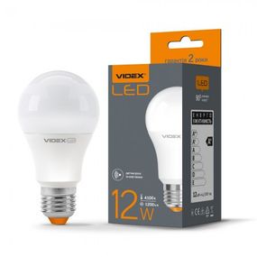 "Сенсор" LED лампа VIDEX A60e 12W E27 4100K з датчиком руху та освітленості