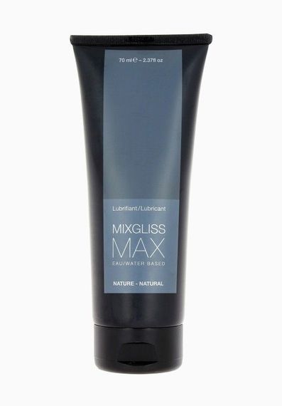 Анальний гель-змазка MixGliss MAX NATURE (70 мл) на водній основі з екстрактом алое