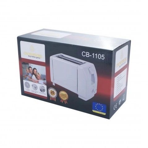 Тостер Crownberg CB-1105 з піддоном для крихт шість рівнів прожарювання, універсальний тостер кухонний | Зображення 2