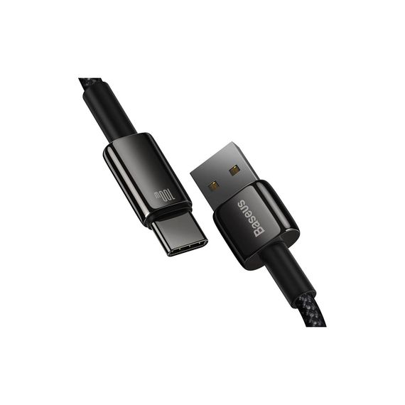 Дата кабель USB 2.0 AM to USB-C 1.0m 100W black Baseus (CAWJ000001) | Зображення 2