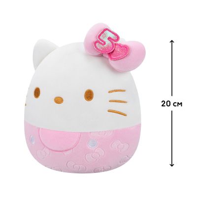 М&apos;яка іграшка Squishmallows Хелоу Кітті у рожевому 20 см (SQSN00497) | Зображення 1