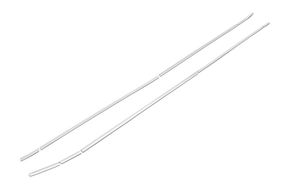 Хромированные нижние молдинги стекол OmsaLine (10 шт, нержавейка) для Honda HR-V 2021- гг