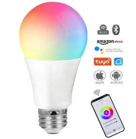 Умная лампочка Tuya Smart LED WiFi Смарт Лампа E27 RGB Color 2700K-6500K 9W