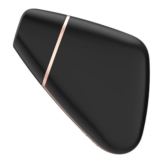 Вакуумный клиторальный стимулятор Satisfyer Love Triangle Black с управлением через интернет | Зображення 2