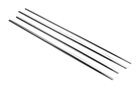 Наружняя окантовка стекол (4 шт, нерж) SD/SW, Carmos - Турецкая сталь для Renault Megane II 2004-2009 гг | Зображення 6