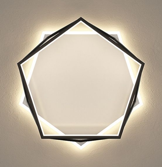 Люстра світлодіодна стельова LED світильник для квартири на стелю лед 27540 Білий 9х49х49 см. | Зображення 5