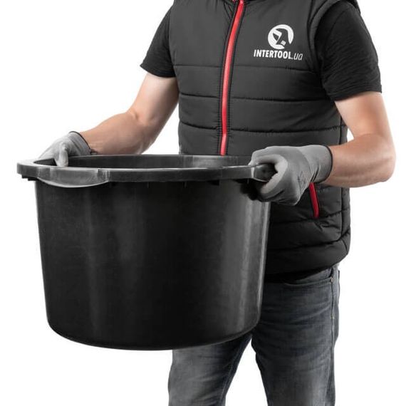 Таз будівельний круглий, 45 л INTERTOOL KT-0045 | Зображення 3