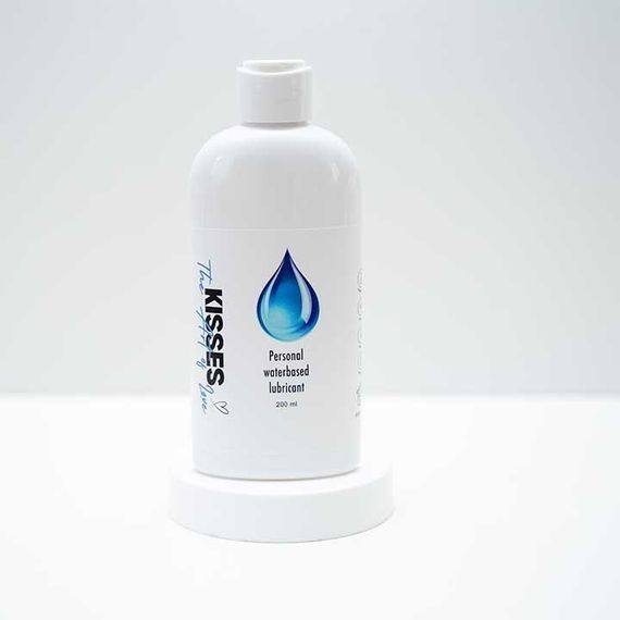 Лубрикант на водній основі Kisses 200 мл. – Інтимне мастило