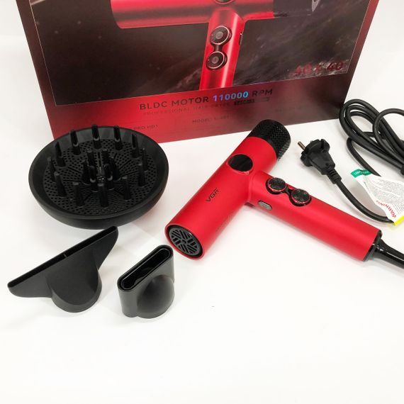 Фен професійний VGR V-401 RED | Зображення 6