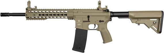 Страйкбольна гвинтівка Evolution Recon Superlite 14.5 Carbontech AEG 6 мм Tan | Зображення 1