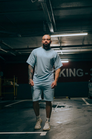 Комплект Оверсайз лето голубой S