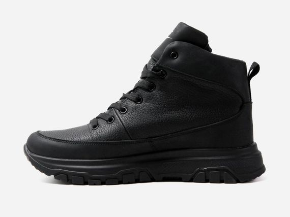 Зимові черевики Nike натуральна шкіра та хутро колір чорний | Зображення 2