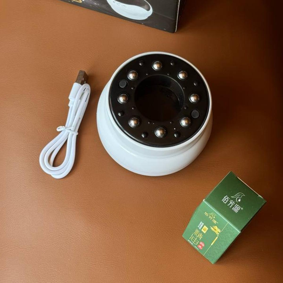 Антицеллюлитный вакуумный массажер Intelligent Cupping Massage, аккумуляторный ручной массажер для всего тела Белый LY-873-White | Зображення 6