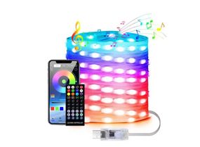 Уличные огни 5M Smart Bluetooth App Control Светодиодная LED гирлянда