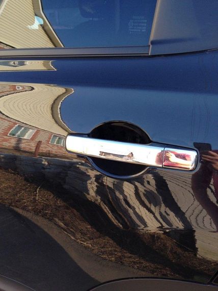 Накладки на ручки (2 шт., нерж) Без чіпа, OmsaLine - Італійська нержавейка для Nissan Pathfinder R51 2005-2014рр. | Зображення 1