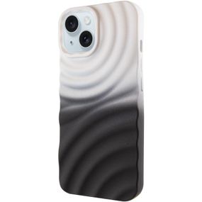 Чехол TPU ColorWave для Apple iPhone 15 (6.1")  White / Black