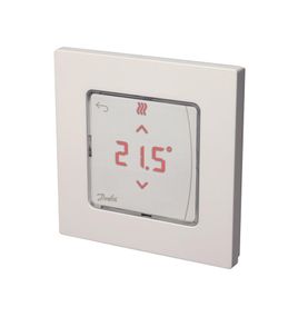 Терморегулятор Danfoss Icon2 RT, Display, 5...35 C, программируемый, проводной, встроенный, 24В, белый