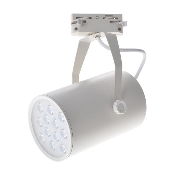 Светильник трековый поворотный LED 422/12W WW WH