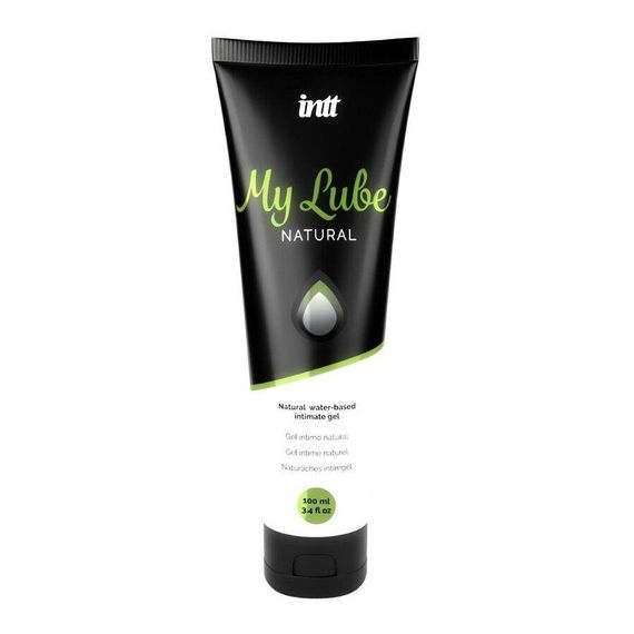 Лубрикант на водній основі Intt My Lube Natural, 100 мл, натуральний склад, без запаху, нелипкий sexstyle