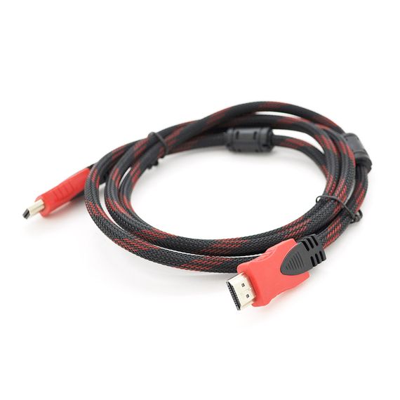 Кабель Merlion HDMI-HDMI 10m, v1.4, OD-7.4mm, 2 фильтра, оплетка, Q50