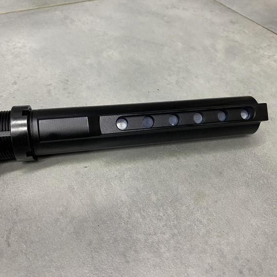 Труба для прикладу АR15, DLG TACTICAL (DLG-137), Mil Spec Чорна, алюміній з твердим анодованим покриттям | Зображення 3