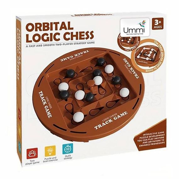 Настільна інтерактивна гра Ummi ME-155 Orbital Logic Chess Brown | Зображення 4