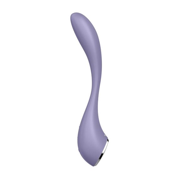 Універсальний вібратор Satisfyer G-Spot Flex 5+ Lilac — гнучкий вібратор для точки G і клітора | Зображення 3