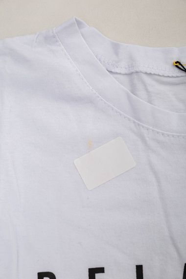 Футболка женская с принтом  -уценка, цвет бело-черный, 238R57376-U | Зображення 5