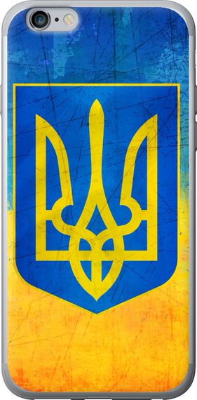 Чехол на iPhone 6 Plus Герб Украины "2036u-48-17620"