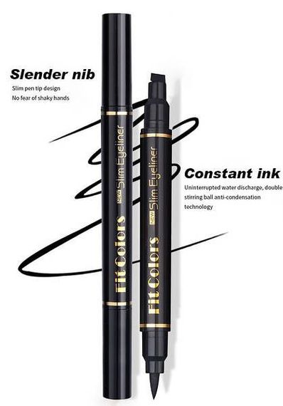 Підводка-фломастер для повік зі штампом Fit Colors slim eyeliner | Зображення 4
