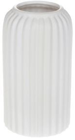 Декоративна ваза Unica фарфору d=9x17см white