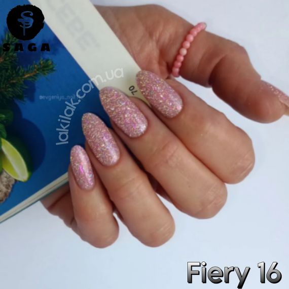 Світловідбиваючий гель-лак SAGA 16 Fiery 9мл | Зображення 8