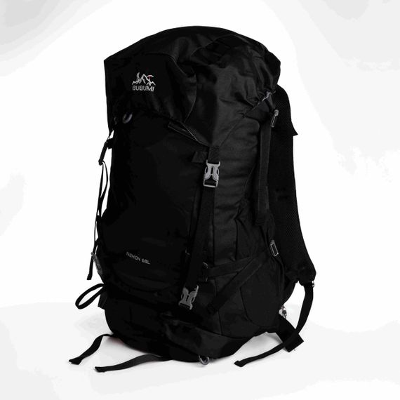 Туристичний рюкзак Slow Journey 68 л, чорний, з кріпленням MOLLE Чорний SJ-0036-2B | Зображення 1