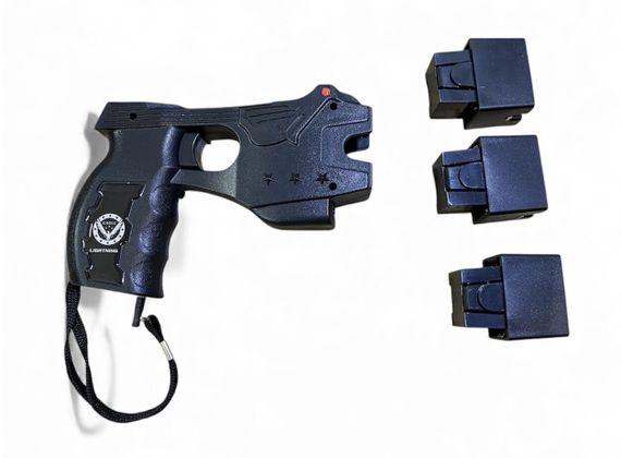 Самый Мощнейший Парализатор (шокер) Стреляющий электрошокер Taser Stage Eagle USA + лазер Топ Продаж + 3 Картриджа