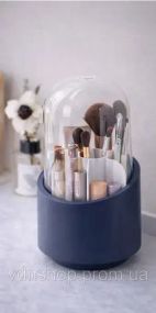 Поворотний органайзер для косметики та аксесуарів 360 Синій