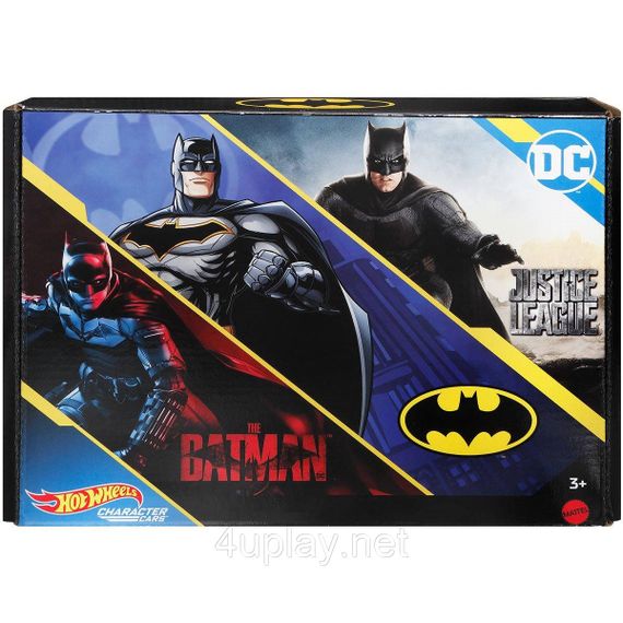 Набір із 6-ти машинок Хот Вілс Бетмен Оригінал Hot Wheels Batman Бетмобіль