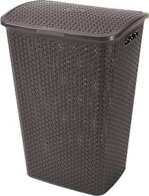 Кошик для білизни пластиковий Curver My Style 55 л 00713 коричневий, міцний і зручний