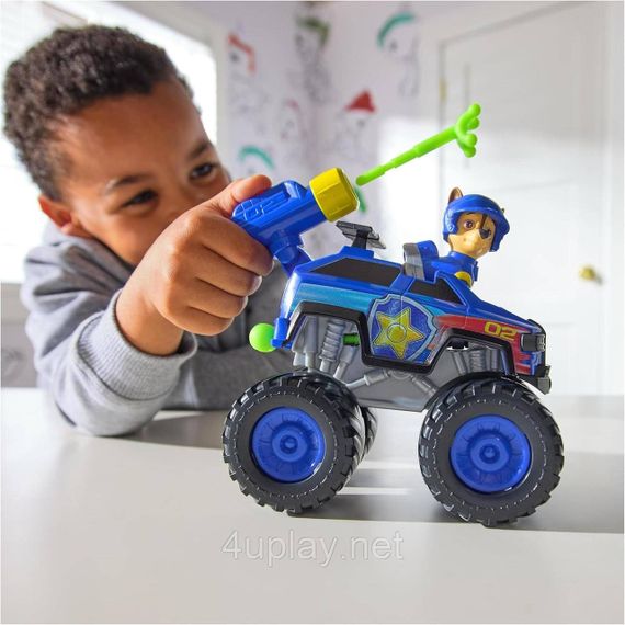 Paw Patrol Rescue Wheels Рятувальний автомобіль з водієм Гонщик серії Мега колеса Щенячий патруль Оригінал | Зображення 6