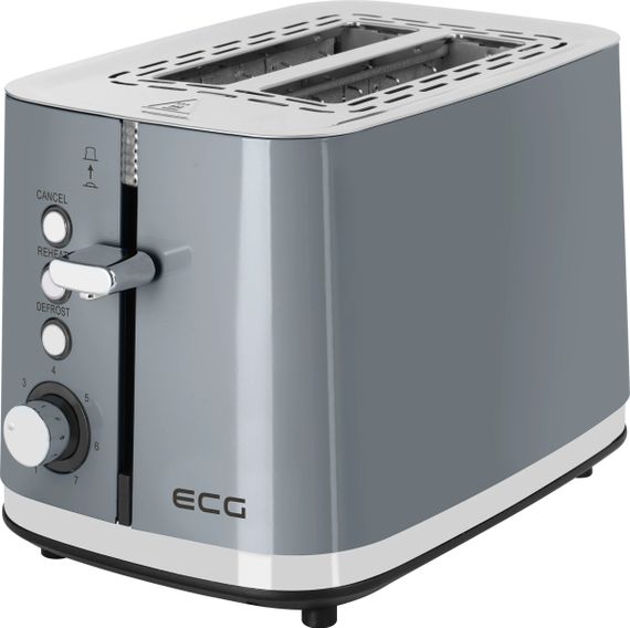 Тостер ECG ST 2766 Vintage Scuro 925 Вт сірий | Зображення 7