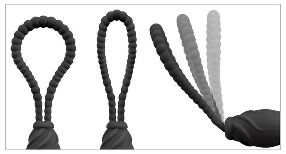 Безремневий страпон Black Velvets Perfect fit stra Sex Aura | Зображення 7