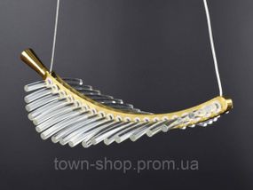 Люстра потолочная LED DE6C-400 Латунь 30-110х20х38 см.