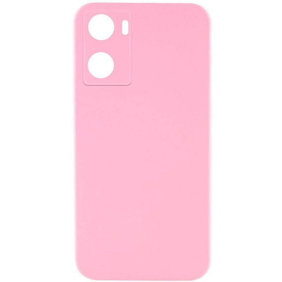 Чехол Silicone Cover Lakshmi Full Camera (AAA) для Oppo A57s / A77s Розовый / Light pink