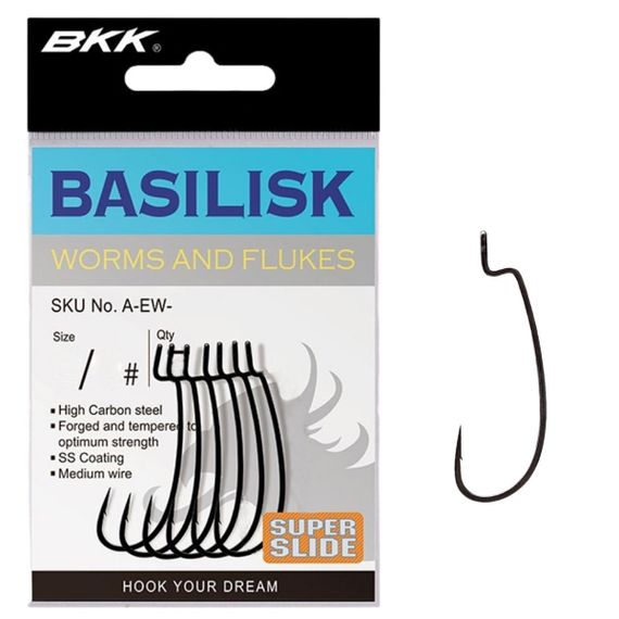 Офсетний гачок BKK Basilisk #4/0 (A-EW-9114) Гачок для риболовлі