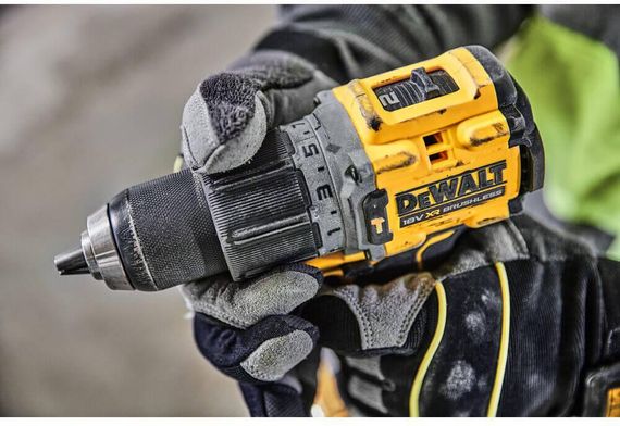 Дрель-шуруповёрт аккумуляторная бесщёточная ударная 90 Нм DeWALT DCD805E1T | Зображення 7